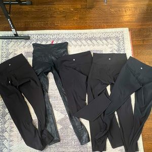 SOLD lululemon and spanx legging bundle (8R align/wunder under/Med Spanx)